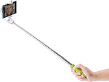 JANUAR Teleskopická selfie tyč, až 61 cm s penovým držadlom, zelená