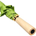 Jednofarebný dáždnik z recyklovaného PET, priemer 102 cm, jasne zelená