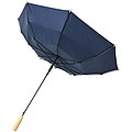 Jednofarebný dáždnik z recyklovaného PET, priemer 102 cm, námornícka modrá