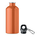 Jednostenná fľaša 500 ml, oranžová
