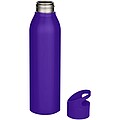 Jednostenná fľaša na vodu z recyklovanej nehrdzavejúcej ocele 650 ml, fialová