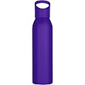 Jednostenná fľaša na vodu z recyklovanej nehrdzavejúcej ocele 650 ml, fialová