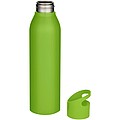Jednostenná fľaša na vodu z recyklovanej nehrdzavejúcej ocele 650 ml, jasne zelená