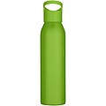 Jednostenná fľaša na vodu z recyklovanej nehrdzavejúcej ocele 650 ml, jasne zelená