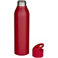 Jednostenná fľaša na vodu z recyklovanej nerezovej ocele 650ml, červená