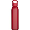 Jednostenná fľaša na vodu z recyklovanej nerezovej ocele 650ml, červená