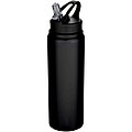 Jednostenná fľaša na vodu z recyklovanej nerezovej ocele 800ml, čierna