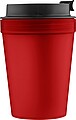 Jednostenný termohrnček so šnúrkou na zápästie 350 ml, červená