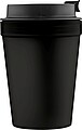 Jednostenný termohrnček so šnúrkou na zápästie 350 ml, čierna