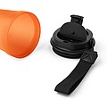 Jednostenný termohrnček so šnúrkou na zápästie 350 ml, oranžová