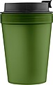 Jednostenný termohrnček so šnúrkou na zápästie 350 ml, tmavozelená