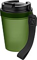 Jednostenný termohrnček so šnúrkou na zápästie 350 ml, tmavozelená