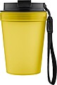 Jednostenný termohrnček so šnúrkou na zápästie 350 ml, žltá