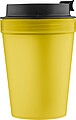 Jednostenný termohrnček so šnúrkou na zápästie 350 ml, žltá