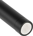 KAMPUS Hliníková COB baterka s magnetom, čierna