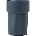 Kelímok s bambusovým povrchom 340ml, modrosivá
