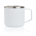 Kempingový nerezový hrnček, biela