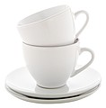 Keramická sada 2 ks šálok s podšálkou na cappuccino, 150 ml