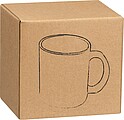 Keramický hrnček 300 ml, červená