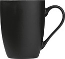 Keramický hrnček, 300ml, zvnútra biely, zvonku čierny