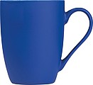 Keramický hrnček, 300ml, zvnútra biely, zvonku modrý