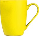 Keramický hrnček, 300ml, zvnútra biely, zvonku žltý