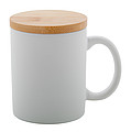Keramický hrnček, 370ml, bambusové viečko