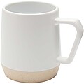 Keramický hrnček s matným povrchom 300 ml, biela