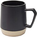 Keramický hrnček s matným povrchom 300 ml, čierna