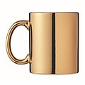 Keramický hrnček s metalickým povrchom, 300ml, zlatý