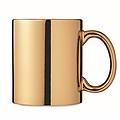Keramický hrnček s metalickým povrchom, 300ml, zlatý