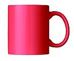 Keramický hrnček v krabičke, 300ml, červený