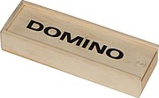 Klasická hra domino v drevenej krabičke