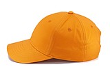 Klasická šesťpanelová čiapočka s prackou, oranžová