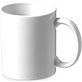 Klasický keramický hrnček o objeme 330 ml, biely
