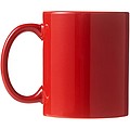 Klasický keramický hrnček, objem 330 ml, červená