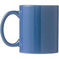 Klasický keramický hrnček, objem 330 ml, svetlo kráľovská modrá