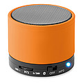 Kulatý bluetooth reproduktor, oranžová