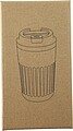 LACHOS Cestovný termohrnček z recyklovanej nerezovej ocele, 400 ml, zelená