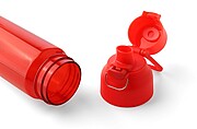 Ľahká tritanová fľaša 750 ml, červená