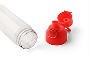 Ľahká tritanová fľaša s farebným viečkom 750 ml, červená