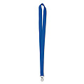 Lanyard, šnúrka s kovovým háčikom, kráľovská modrá