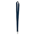 Lanyard, šnúrka s kovovým háčikom, modrá