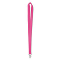 Lanyard, šnúrka s kovovým háčikom, ružová