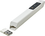 Laserové ukazovátko s USB, biele