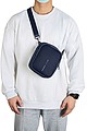 LISSORA Športová crossbody taška na nosenie 3 spôsobmi, modrá