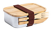 Lunchbox 600ml, nerez a bambus s príborom