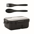 Lunchbox s príborom, čierny