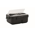 Lunchbox s príborom, čierny