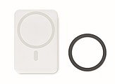 Magnetická bezdrôtová nabíjačka a powerbanka 5000mAh, biela
